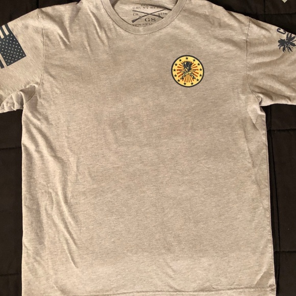 Mens Club Grunt Style Short Sleeve Shirt 2nd Amendment Defend L - Picture 3 of 7